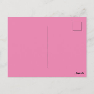 Custom Branded Pink Picture-Perfect Standard Postcard