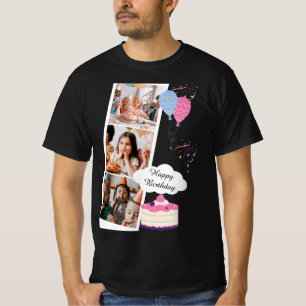 Custom Branded Purple Fun Happy Birthday T-Shirt