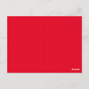 Custom Branded Red Picture-Perfect Standard Postcard