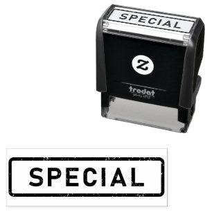 Custom Branded SPECIAL Basic Office or Business Self-inking Stamp