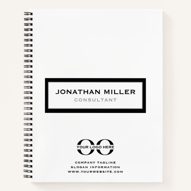 Custom Branded Spiral Notebook (Front)