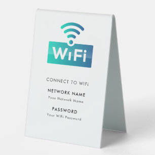 Custom Branded Wifi Network Connect Modern White