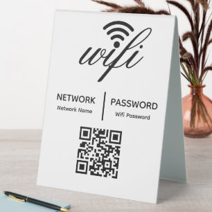 Custom Branded Wifi Password Personalised QR Code