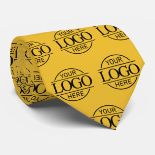 Custom Branding Business Logo Pattern Promotional Tie