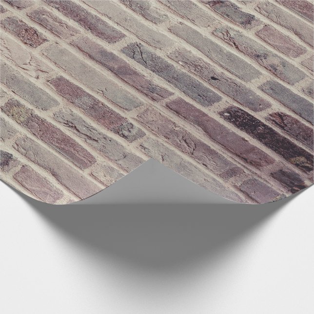 Custom Brick Wall Wrapping Paper (Corner)