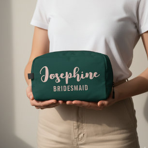 Custom Bridal Party Cosmetic Gift for Bachelorette Dopp Kit