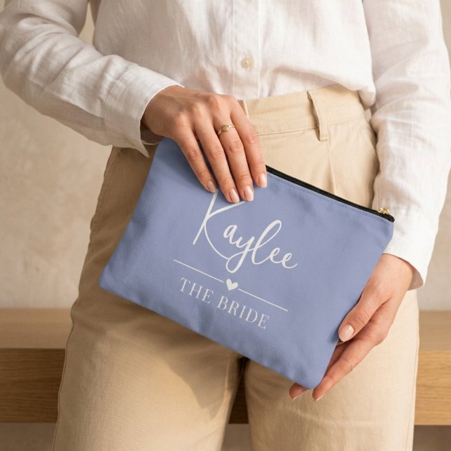 Custom Bridal Shower Favor Pouch, Future Mrs Gift Accessory Pouch (custom bridesmaid makeup pouch, personalized bridal party pouch gift, bridesmaid proposal pouch gift)