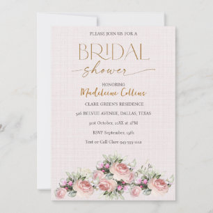 Custom Bridal Shower Rose floral bouquet