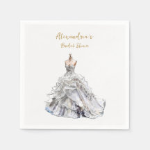 Custom Bridal Shower Wedding Dress 