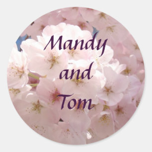 Custom Bride and Groom stickers Envelope Seals
