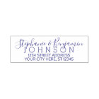 Custom Bride Groom and Return Address