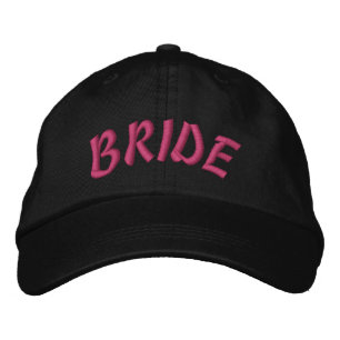 Custom Bride Personalised Embroidered Hat