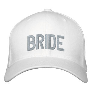 Custom Bride   Pink Bachelorette Embroidered Cap