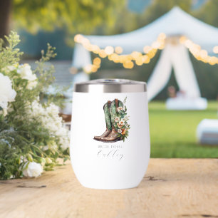 Custom Bride Posse Cowgirl Boots Bridesmaid Gift