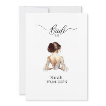 Custom Bride To Be Burgundy Rose Bridal Shower Car
