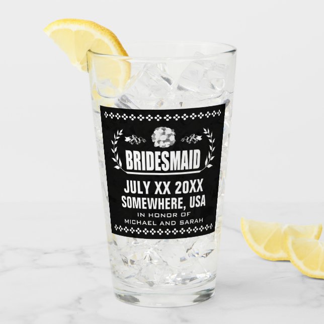 Custom Bridesmaid Glass (Front Ice)