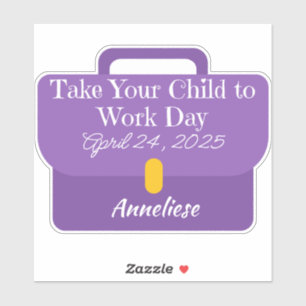 Custom Briefcase Bring Your Child to Work 2025
