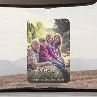 Custom Bright Filter Family Photo Modern Script