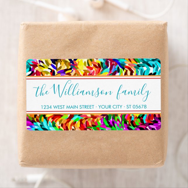 Custom Bright Summer Colours Paint Splatter Patter (Insitu)