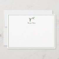 Custom Broad-tailed Hummingbird Note Card