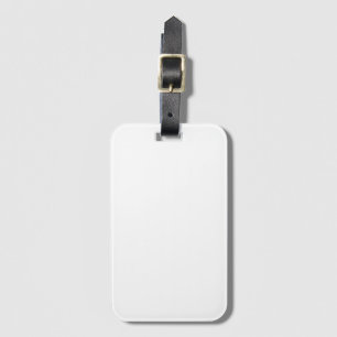 Custom Brown Black Scales Luggage Tag