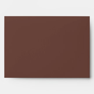 Custom Brown & Cream Envelope with Return Address