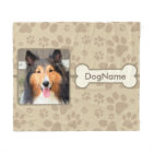 Custom Brown Paw Prints For Dogs