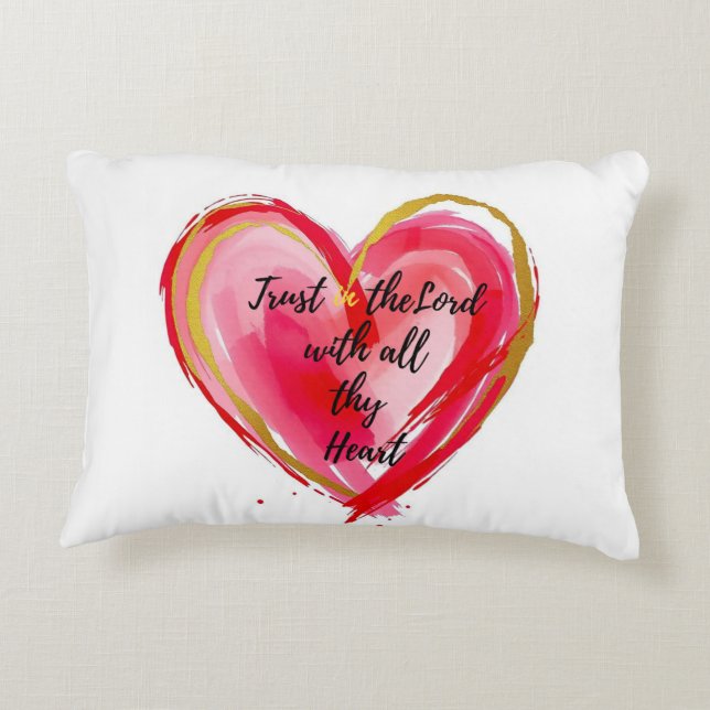 Custom Brushed Polyester Accent Pillow 16" x 12" (Back)