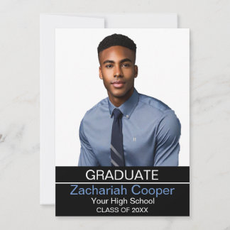 Custom Budget Photo Graduate Invite Announcements