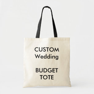 Custom Budget Tote Bag (BLACK Colour Handles)