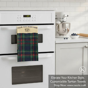Custom Buffalo Plaid Kitchen Scottish style  Tea Towel