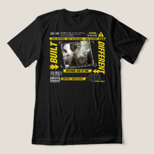 Custom Built Different Rare Cat Lover Gift Tee