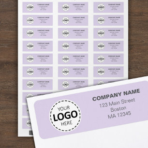 Custom Buisness Logo & Return Address Lavender