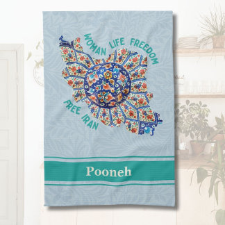 Custom Bulk Iranian Gifts for Busy Moms Women Tea Towel