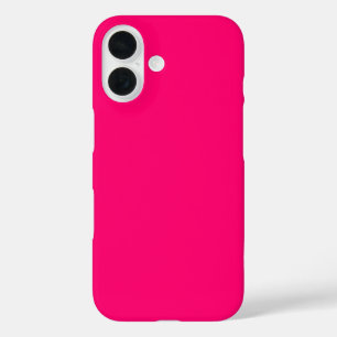 Custom Bulk Neon Pink iPhone 16 Case
