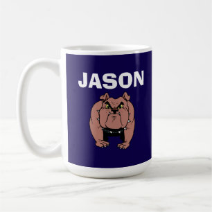 CUSTOM BULL DOG COFFEE MUG