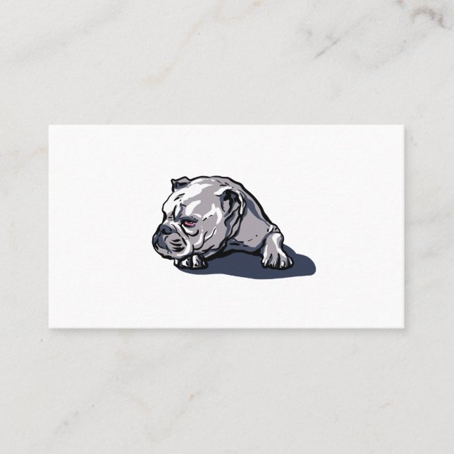 Custom Bulldog Business Cards (Front)
