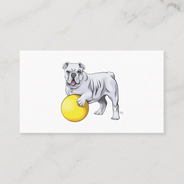Custom Bulldog Business Cards (Front)