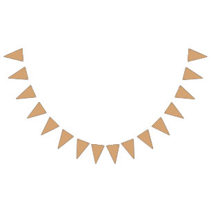 Custom Bunting Banner - Warm Sand Flags