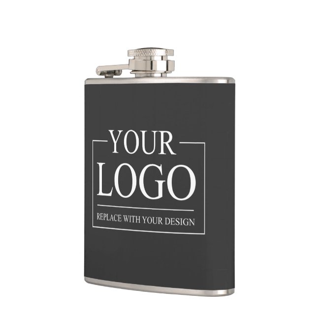 Custom Business ADD LOGO Company Professional  Hip Flask (Left)