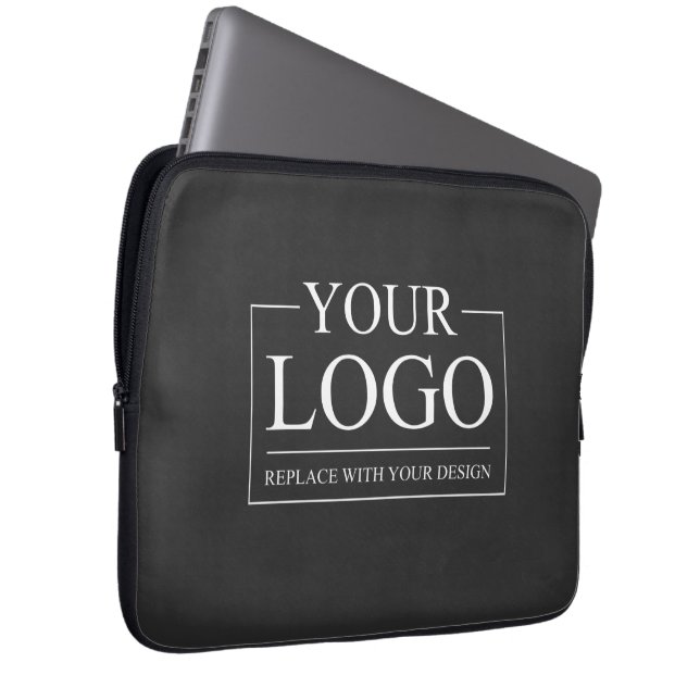 Custom Business ADD LOGO Company Professional  Laptop Sleeve (Front Right)