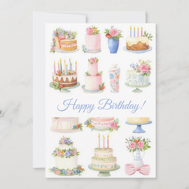 Custom Business Birthday Card (Front)