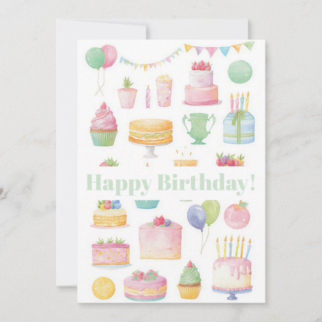 Custom Business Birthday Card (Front)