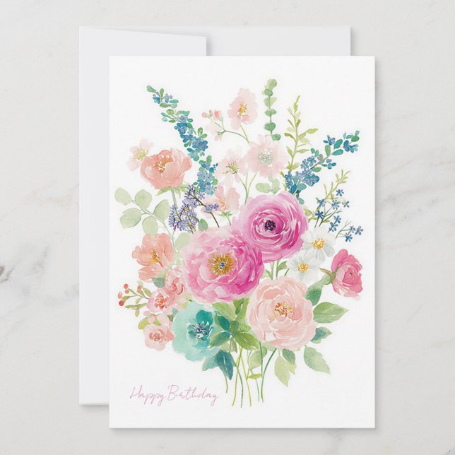 Custom Business Birthday Card (Front)