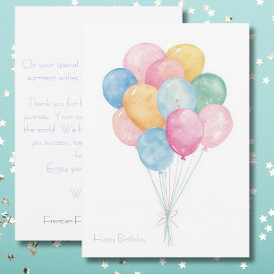 Custom Business Birthday Card