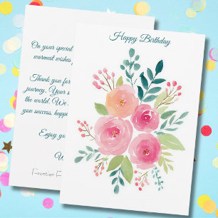 Custom Business Birthday Card
