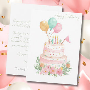 Custom Business Birthday Card