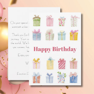 Custom Business Birthday Card