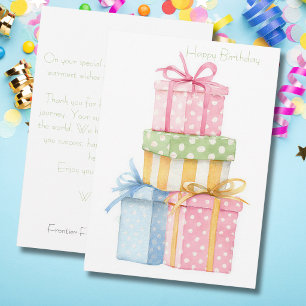 Custom Business Birthday Card