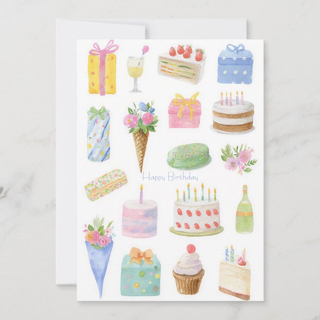Custom Business Birthday Card (Front)